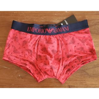 エンポリオアルマーニ(Emporio Armani)のエンポリオアルマーニ　新品　メンズ　ボクサーパンツ(イーグル/レッドS)(ボクサーパンツ)