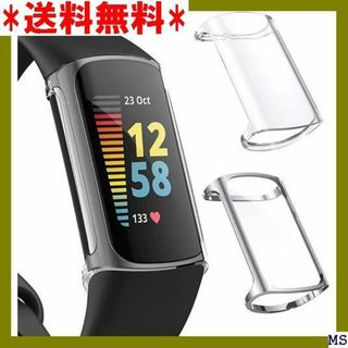 ３ METEQI ケース 対応 Fitbit Charge 銀+透明 2330(モバイルケース/カバー)