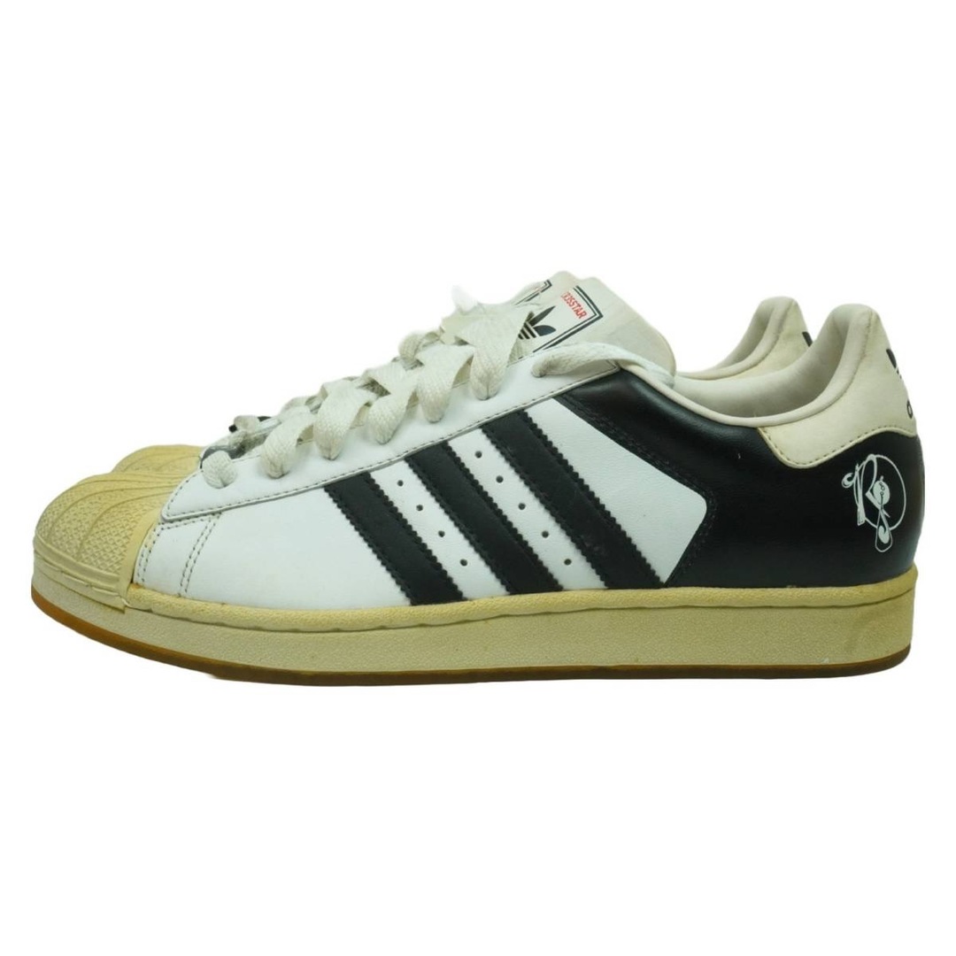 adidas(アディダス)のadidas アディダス スニーカー2005年製 114202 SUPER STAR 35TH MUSIC ROC-A-FELLA ロッカフェラレコード サイズ28 良品 中古 50946 レディースの靴/シューズ(ブーツ)の商品写真