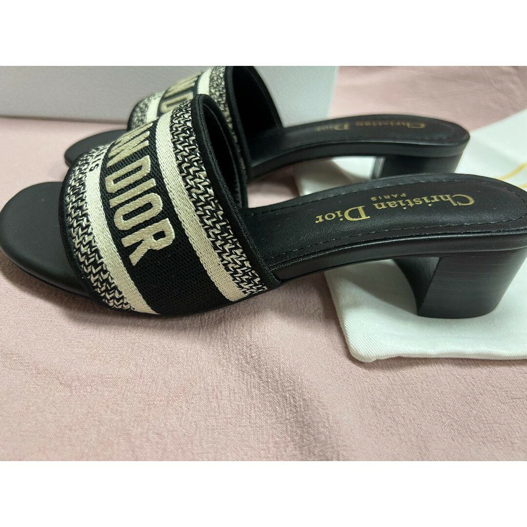 80/20クロス DIOR エンブロイダリー DWAY ヒールミュール 23.5 - 通販
