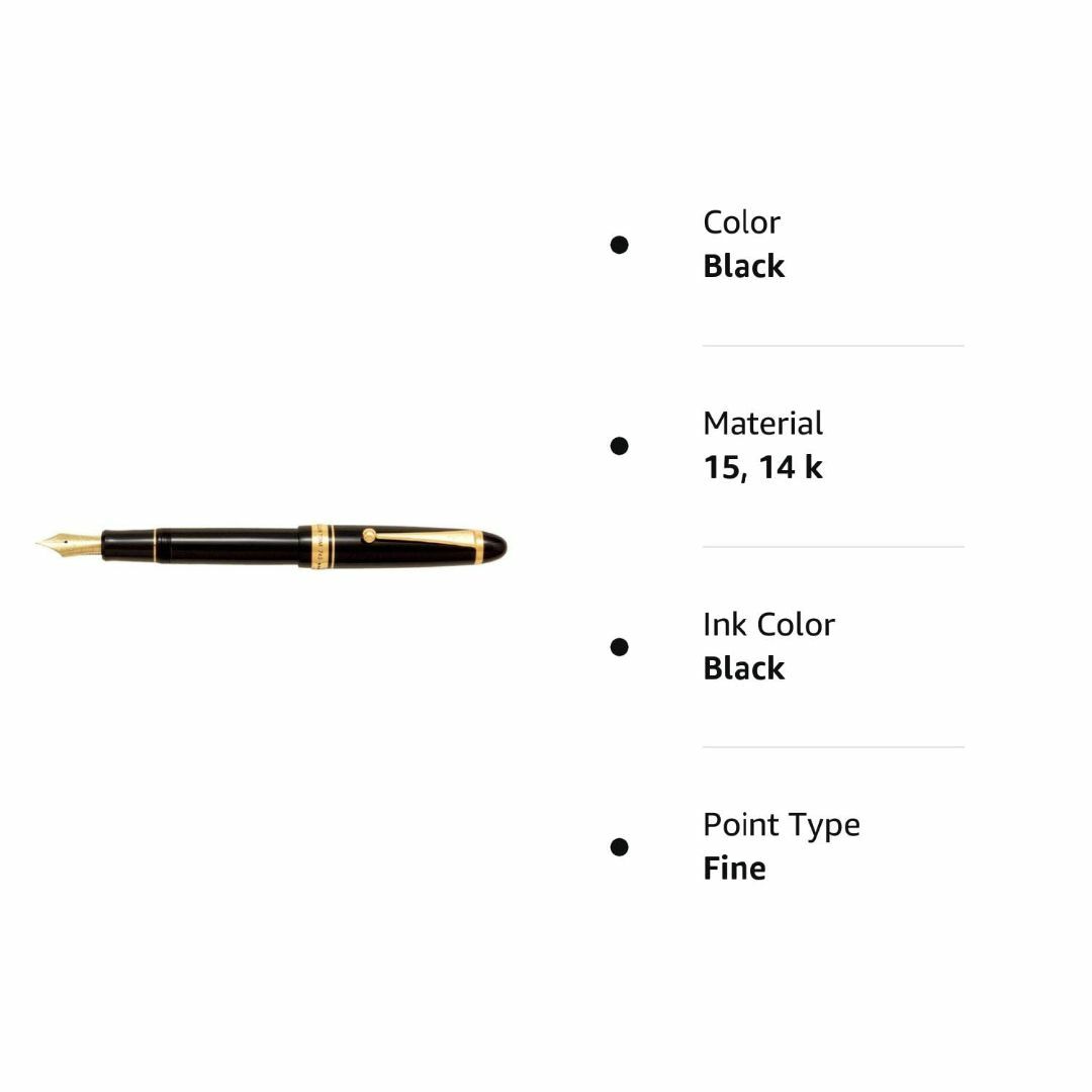 【新着商品】万年筆 カスタム743 黒軸 やや硬めの中細字FM FKK3000R