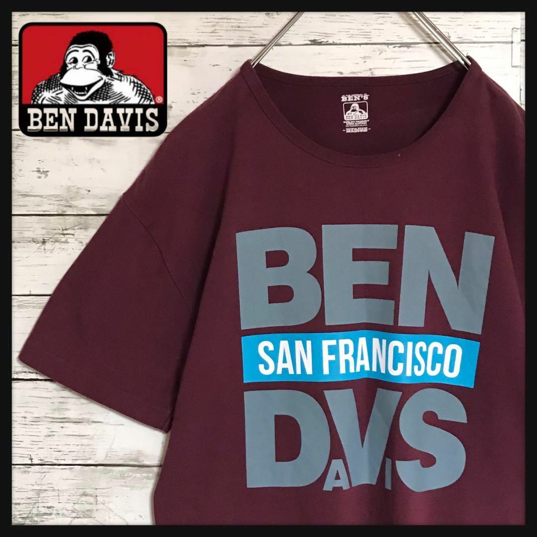 BEN DAVIS(ベンデイビス)の【人気ブラウン】ベンデイビス　デカロゴTシャツ　肉厚　美品　A622 メンズのトップス(Tシャツ/カットソー(半袖/袖なし))の商品写真