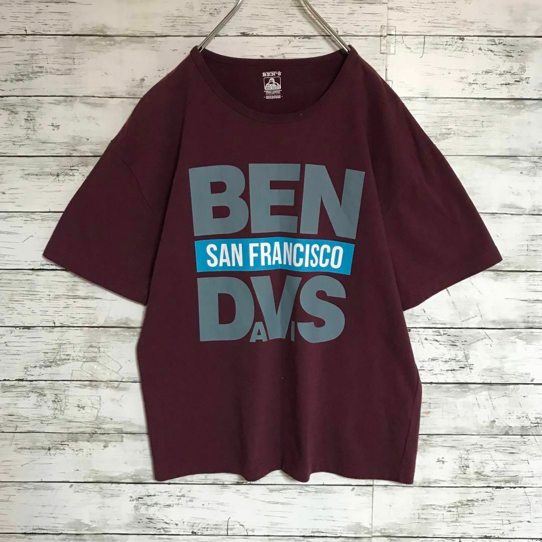 BEN DAVIS(ベンデイビス)の【人気ブラウン】ベンデイビス　デカロゴTシャツ　肉厚　美品　A622 メンズのトップス(Tシャツ/カットソー(半袖/袖なし))の商品写真