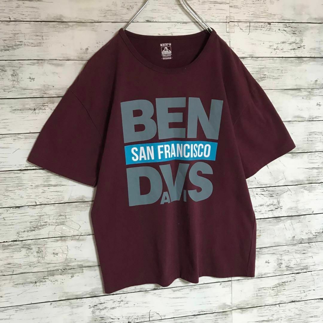 BEN DAVIS(ベンデイビス)の【人気ブラウン】ベンデイビス　デカロゴTシャツ　肉厚　美品　A622 メンズのトップス(Tシャツ/カットソー(半袖/袖なし))の商品写真