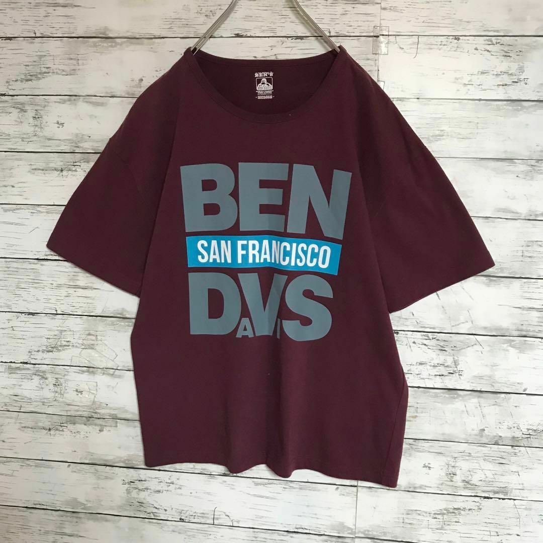 BEN DAVIS(ベンデイビス)の【人気ブラウン】ベンデイビス　デカロゴTシャツ　肉厚　美品　A622 メンズのトップス(Tシャツ/カットソー(半袖/袖なし))の商品写真