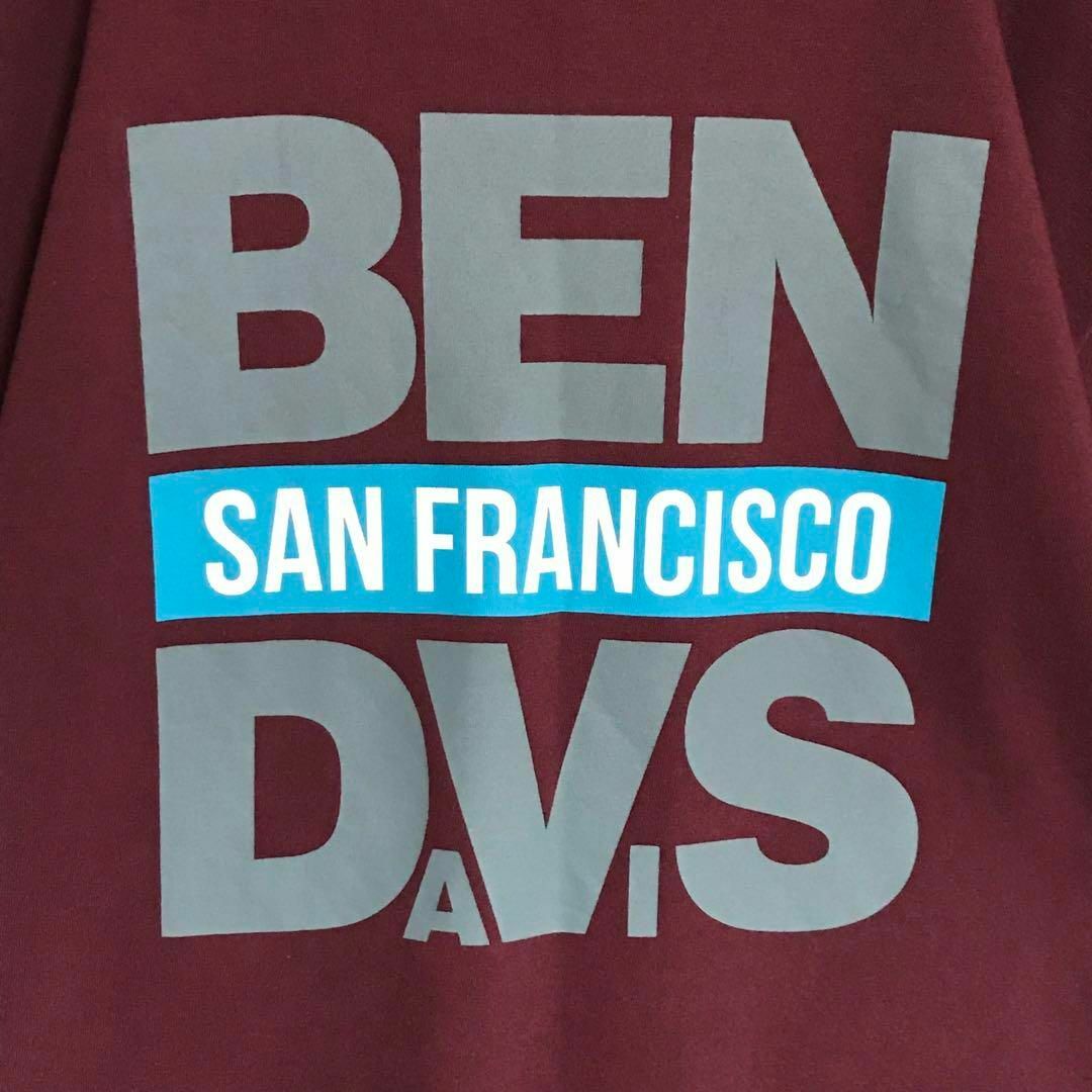 BEN DAVIS(ベンデイビス)の【人気ブラウン】ベンデイビス　デカロゴTシャツ　肉厚　美品　A622 メンズのトップス(Tシャツ/カットソー(半袖/袖なし))の商品写真