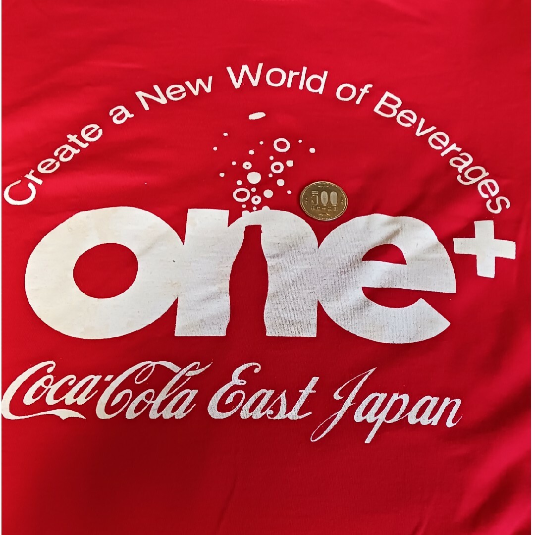コカ・コーラ(コカコーラ)の【古着/レア】コカ・コーラHanesTシャツ　サイズL メンズのトップス(Tシャツ/カットソー(半袖/袖なし))の商品写真
