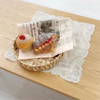 ラティス(Lattice)のお値下げ！【送料込み】✳︎Lattice 刺繍レースミニクロス✳︎韓国インテリア(その他)