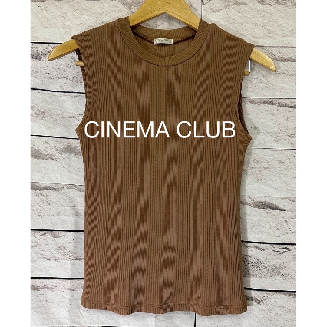 CINEMA CLUB(シネマクラブ)の【シネマクラブ】ノースリーブ❣️カットソー❣️ レディースのトップス(カットソー(半袖/袖なし))の商品写真