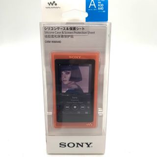 ソニー(SONY)のSONY ウォークマン純正 シリコンケース CKM-NWA40(R)(その他)