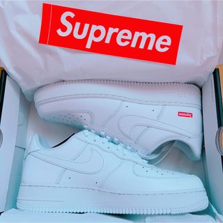 シュプリーム(Supreme)のSupreme エアフォースワン　AF1  28cm  ホワイト(スニーカー)