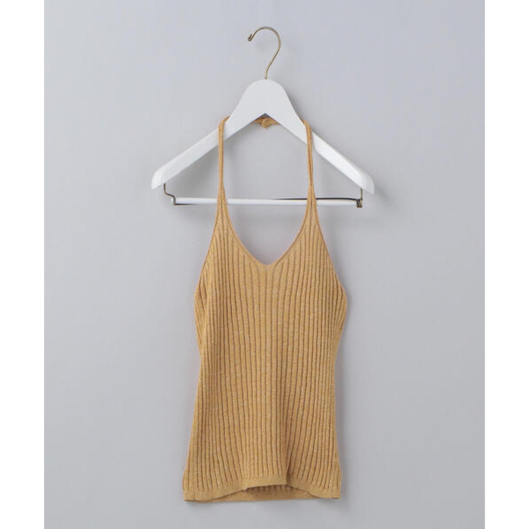 roku RIB HALTER NECK KNIT