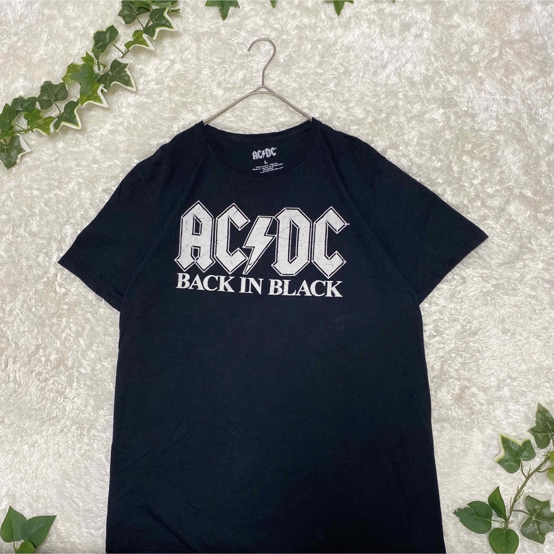 acdc Tシャツ　デカロゴ　激レア　バンド　　ロック　黒　オシャレ 4