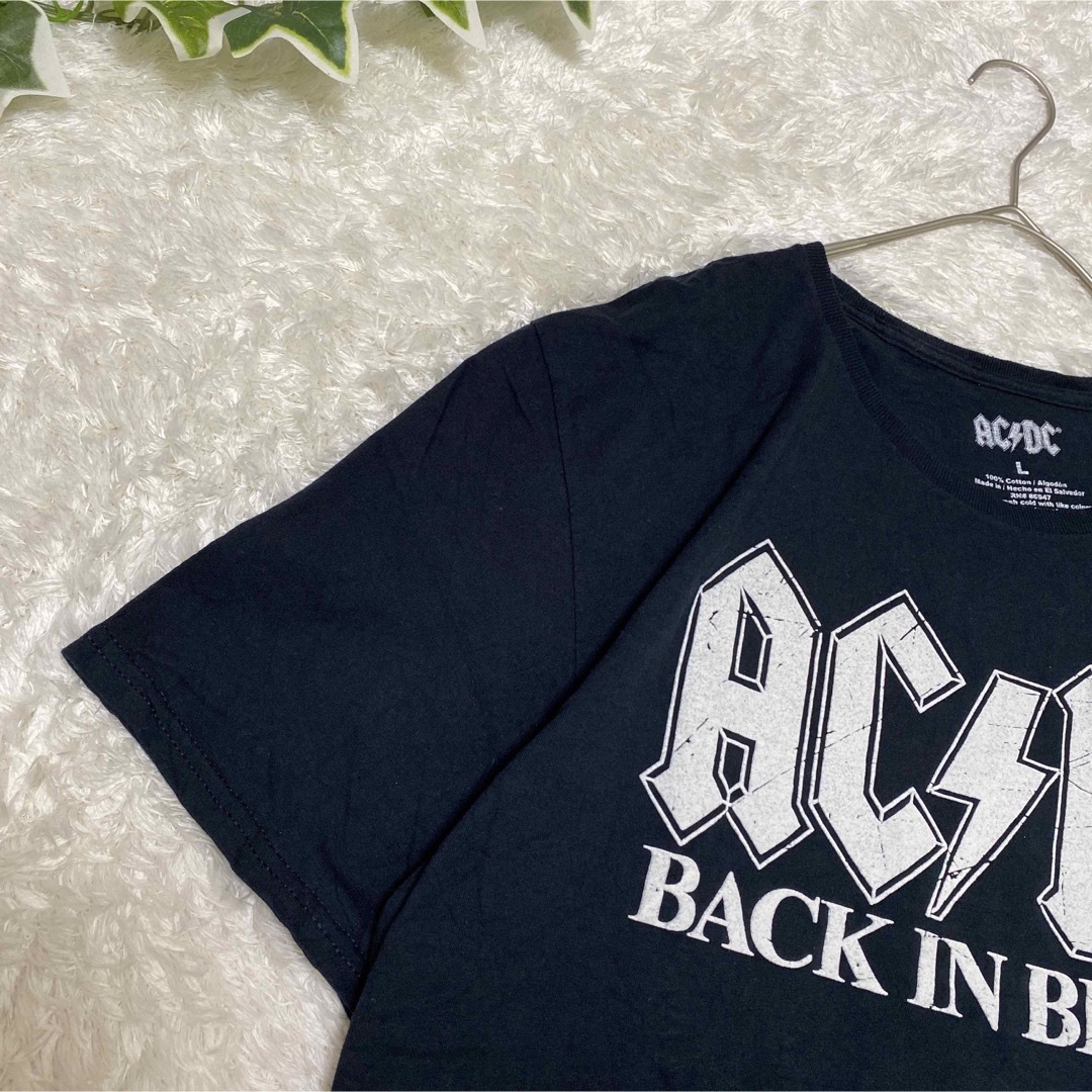 acdc Tシャツ　デカロゴ　激レア　バンド　　ロック　黒　オシャレ 2