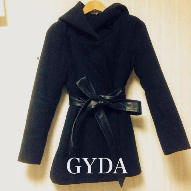 GYDA(ジェイダ)のGYDAビッグフードトッパーコート レディースのジャケット/アウター(ノーカラージャケット)の商品写真