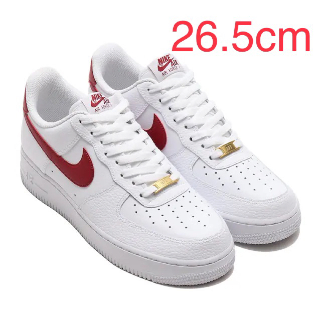 スニーカーNike Air Force 1 Low White Team Red