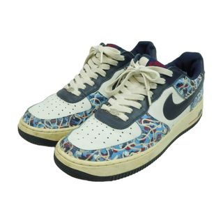 ナイキ(NIKE)のNIKE ナイキ スニーカー 307334 141 ミスキーン Air Force 1 Low "Miskeen" ブルー サイズ27.5cm 美品 中古 51733(ブーツ)