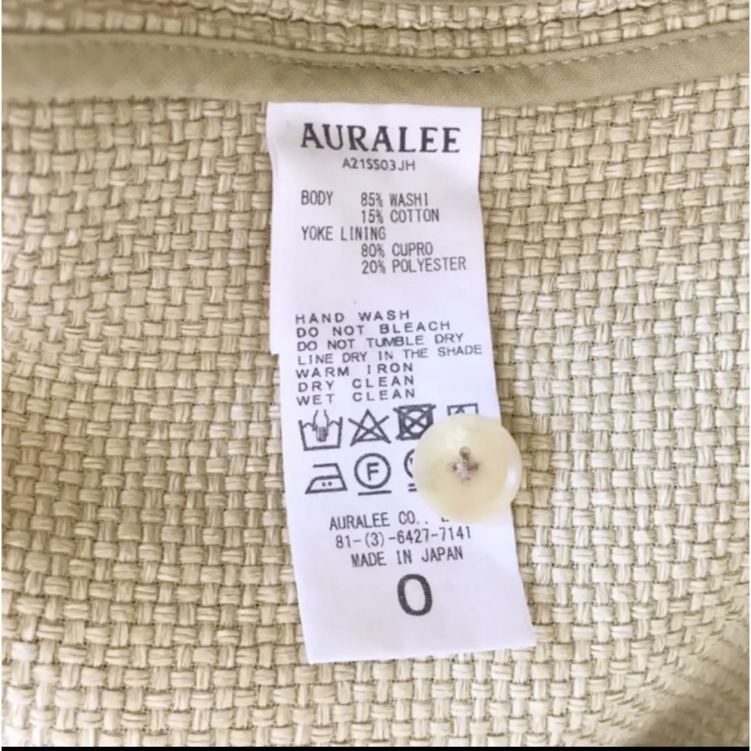 AURALEE(オーラリー)のAURALEE WASHI BASKET HALF SLEEVED SHIRTS レディースのトップス(シャツ/ブラウス(半袖/袖なし))の商品写真