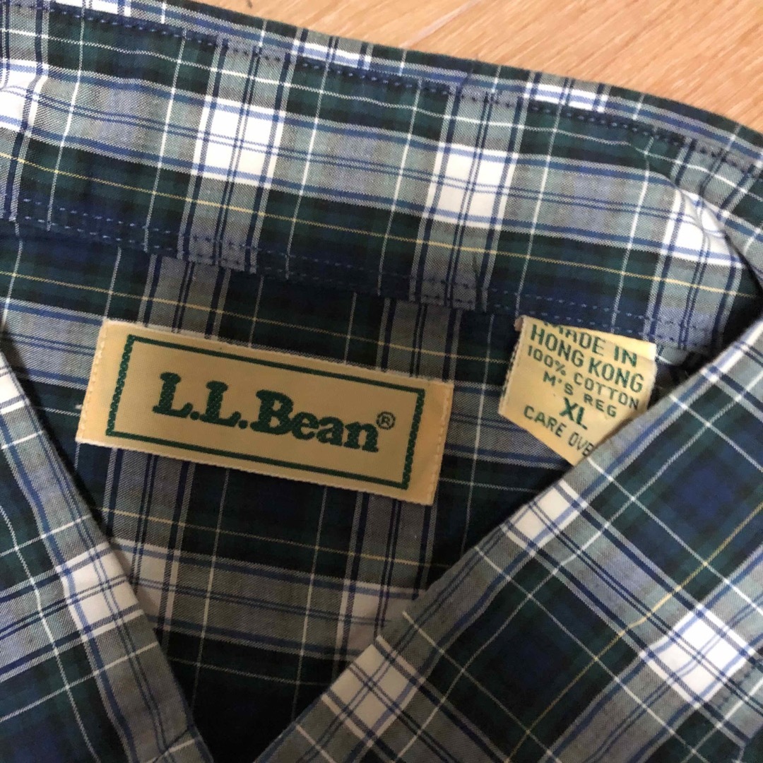 L.L.Bean(エルエルビーン)の90s L.L.Bean エルエルビーン タータンチェック BDシャツ XL メンズのトップス(シャツ)の商品写真