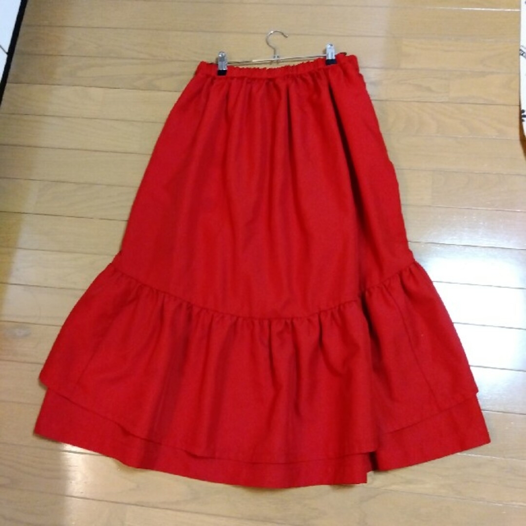 COMME des GARCONS GIRL(コムデギャルソンガール)のコムデギャルソン　Girl　ロングティアードスカート　未着用 レディースのスカート(ロングスカート)の商品写真