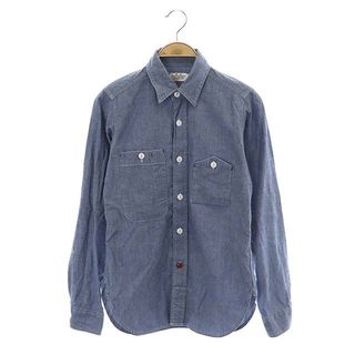 エンジニアードガーメンツ(Engineered Garments)のエンジニアードガーメンツ 長袖 シャンブレーシャツ 長袖 0 青 ブルー(シャツ/ブラウス(長袖/七分))