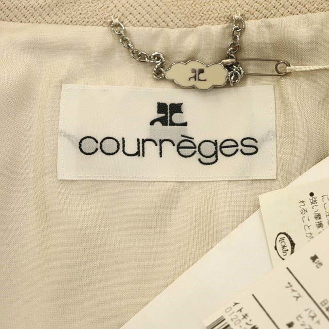 Courreges(クレージュ)のクレージュ セットアップ 上下 ジャケット 総裏地 ワンピース 膝丈 半袖 レディースのジャケット/アウター(その他)の商品写真