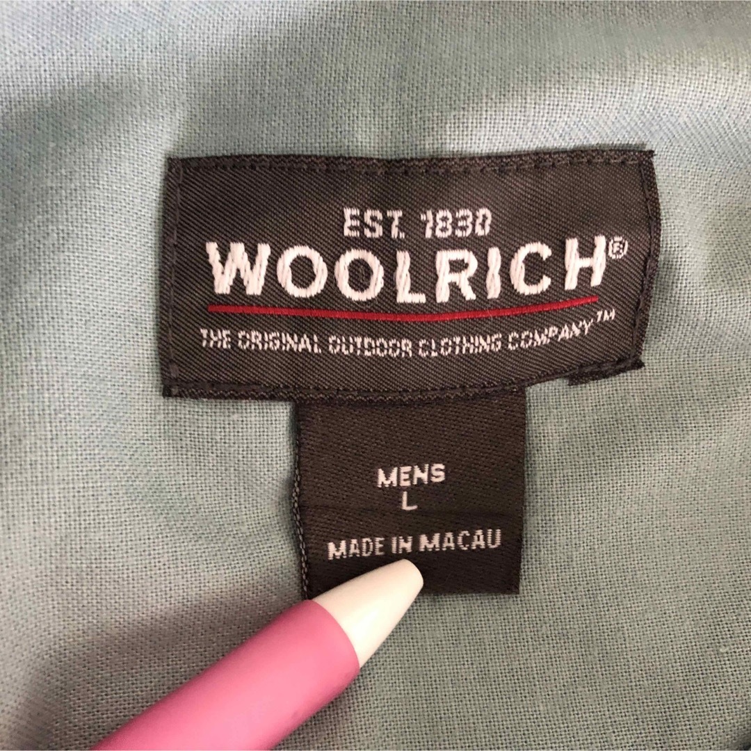 WOOLRICH(ウールリッチ)の【ウールリッチ】半袖シャツ　魚　カジキマグロ　刺繍　ワンポイントロゴ　13 メンズのトップス(シャツ)の商品写真