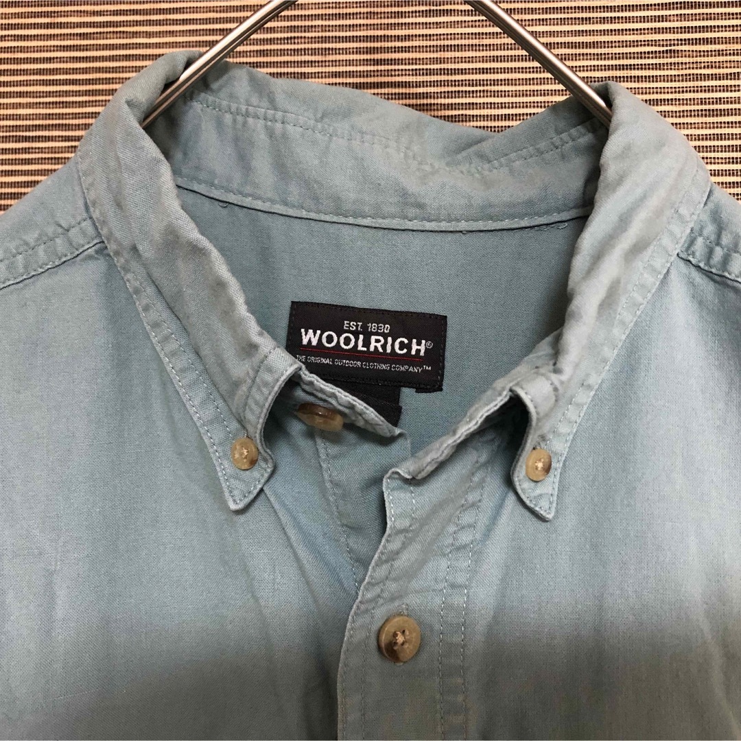 WOOLRICH(ウールリッチ)の【ウールリッチ】半袖シャツ　魚　カジキマグロ　刺繍　ワンポイントロゴ　13 メンズのトップス(シャツ)の商品写真