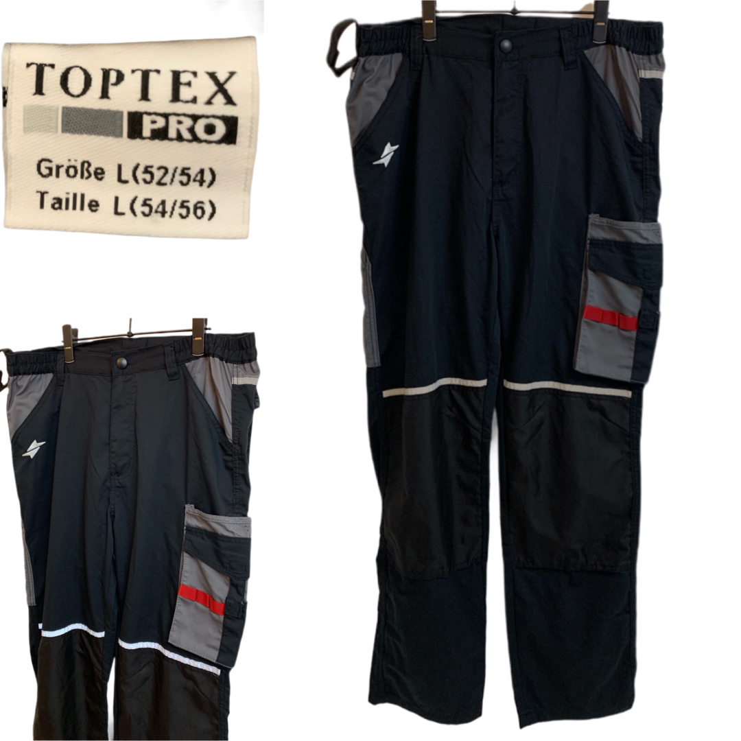 TOPTEX PRO トップテックス プロ ワークパンツ カーゴパンツ ブラック