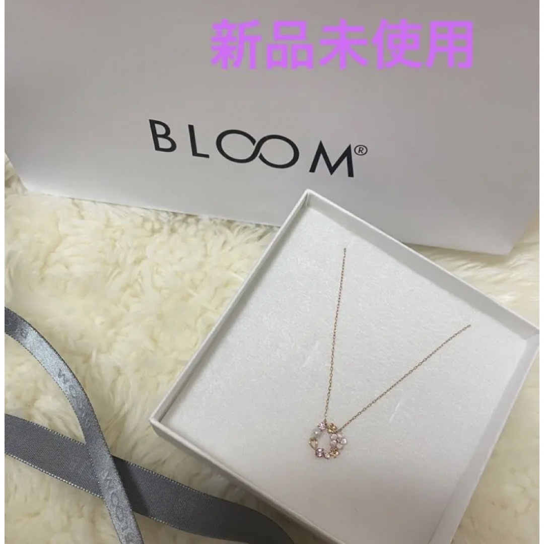 BLOOM - 4月誕生花 K10ピンクゴールド サクラネックレスの通販 by ぽ
