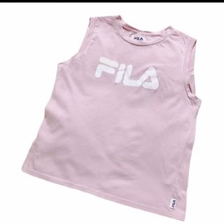 ウィゴー(WEGO)の【FILA MERCURYDUO 別注】フィラ★ロゴT ノースリーブカットソー (Tシャツ(半袖/袖なし))