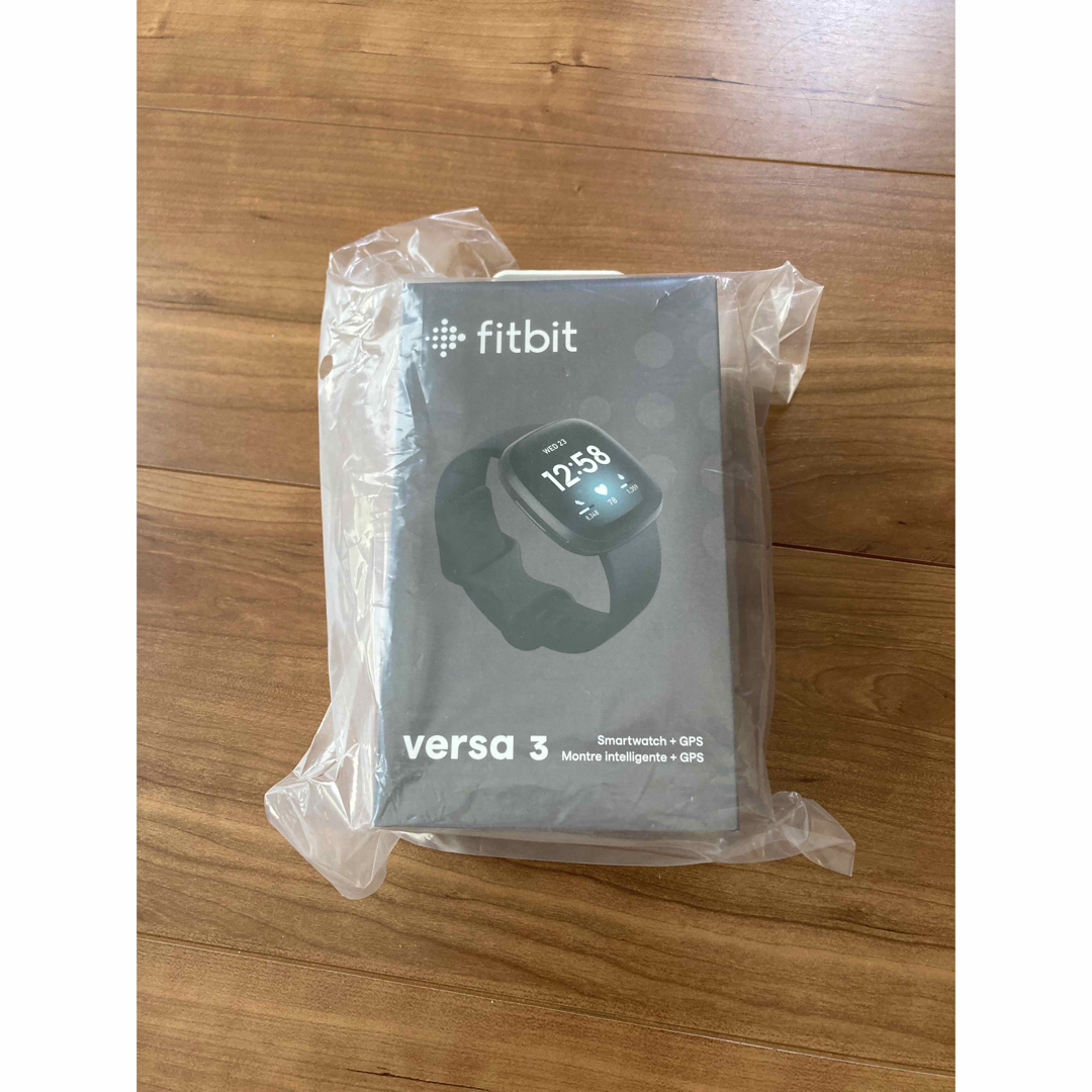 Fitbit ブラック　verse3腕時計(デジタル)