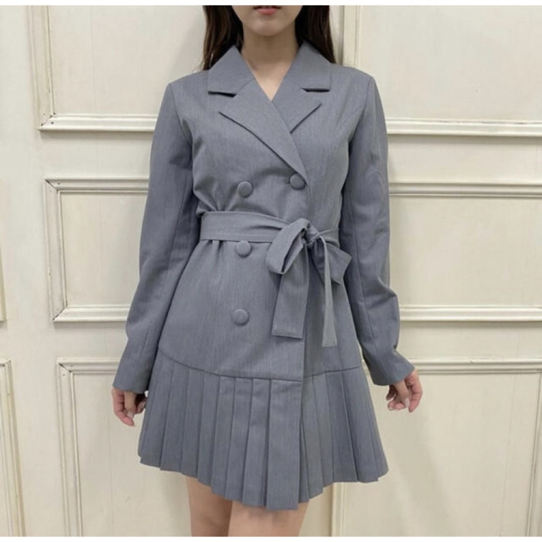 新品 miyours mistreass 三上悠亜 プリーツワンピース グレー | フリマアプリ ラクマ