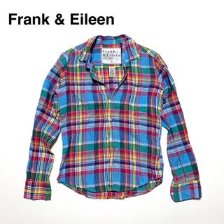 フランクアンドアイリーン(Frank&Eileen)の☆良品 フランク&アイリーン バリー マドラスチェック リネン シャツ USA製(シャツ/ブラウス(長袖/七分))