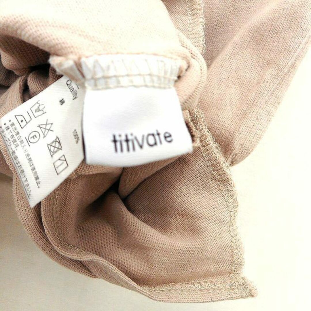 titivate(ティティベイト)のティティベイト titivate ワンピース Tシャツワンピ ロング アンクル丈 レディースのワンピース(ロングワンピース/マキシワンピース)の商品写真