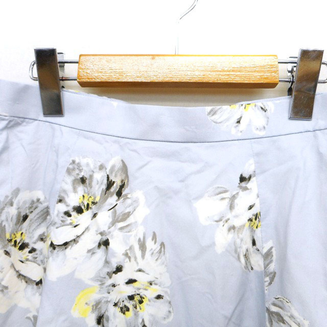 JUSGLITTY(ジャスグリッティー)のジャスグリッティー フレア スカート ロング コットン 綿 バックジップ 花柄  レディースのスカート(ロングスカート)の商品写真