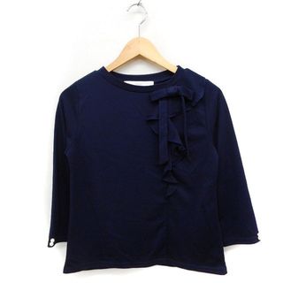 トッコ(tocco)のトッコ TOCCO 七分袖 カットソー Tシャツ 丸首 リボン チュール M(その他)