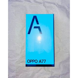 OPPO A77 ブルー SIMフリー (スマートフォン本体)