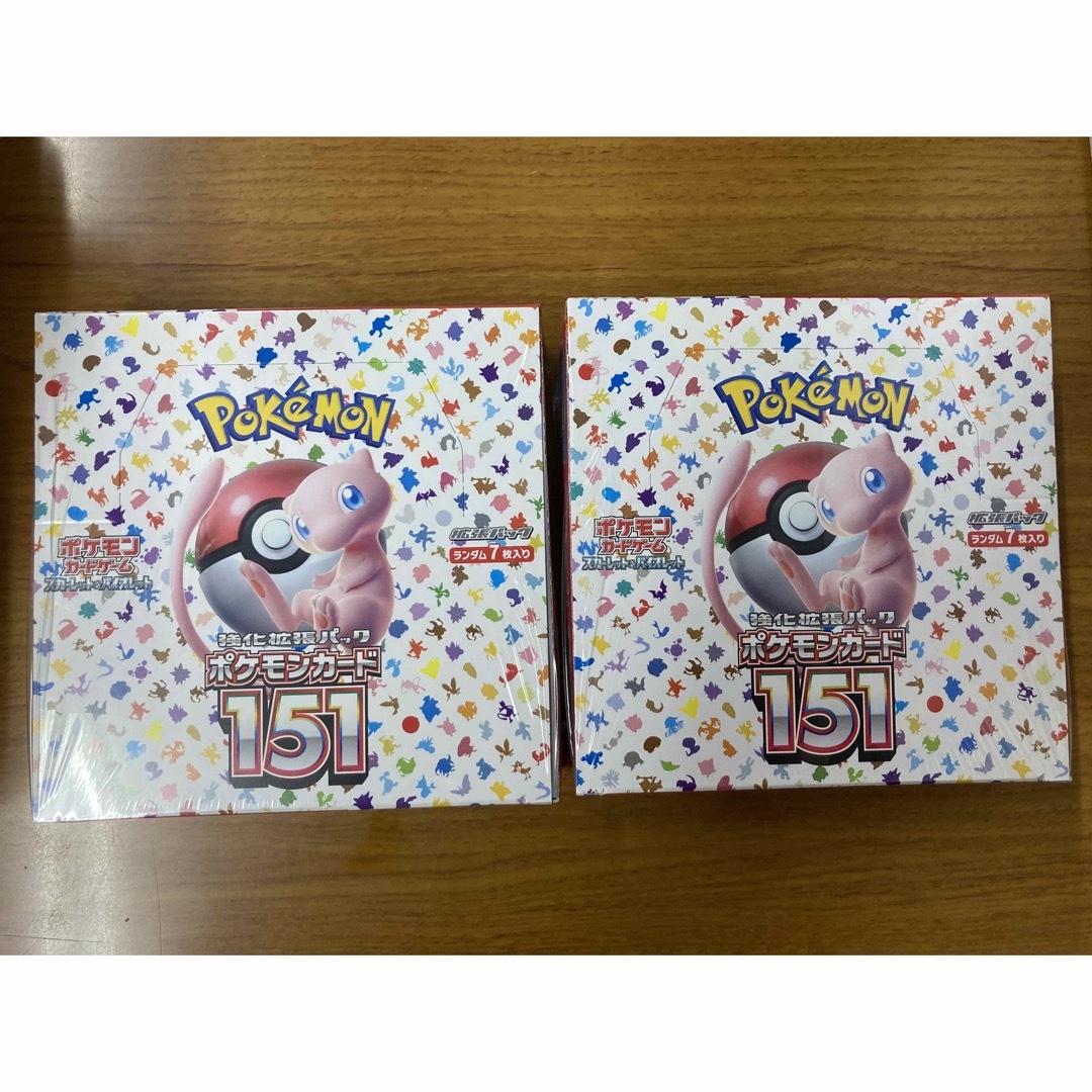 ポケモンカード151  BOX シュリンク付き　2箱セットBox/デッキ/パック