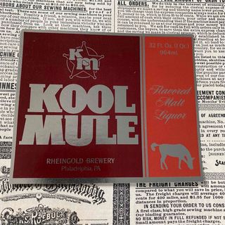 ヴィンテージラベル "KOOL MULE" 5枚 紙モノ(印刷物)