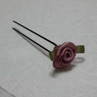 髪飾り 薔薇(10本)　①ピンク(ヘアピン)