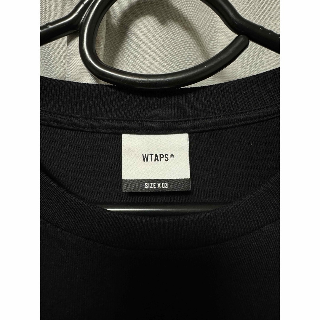 W)taps - WTAPS LABEL / SS / COTTON BLACK Lサイズの通販 by