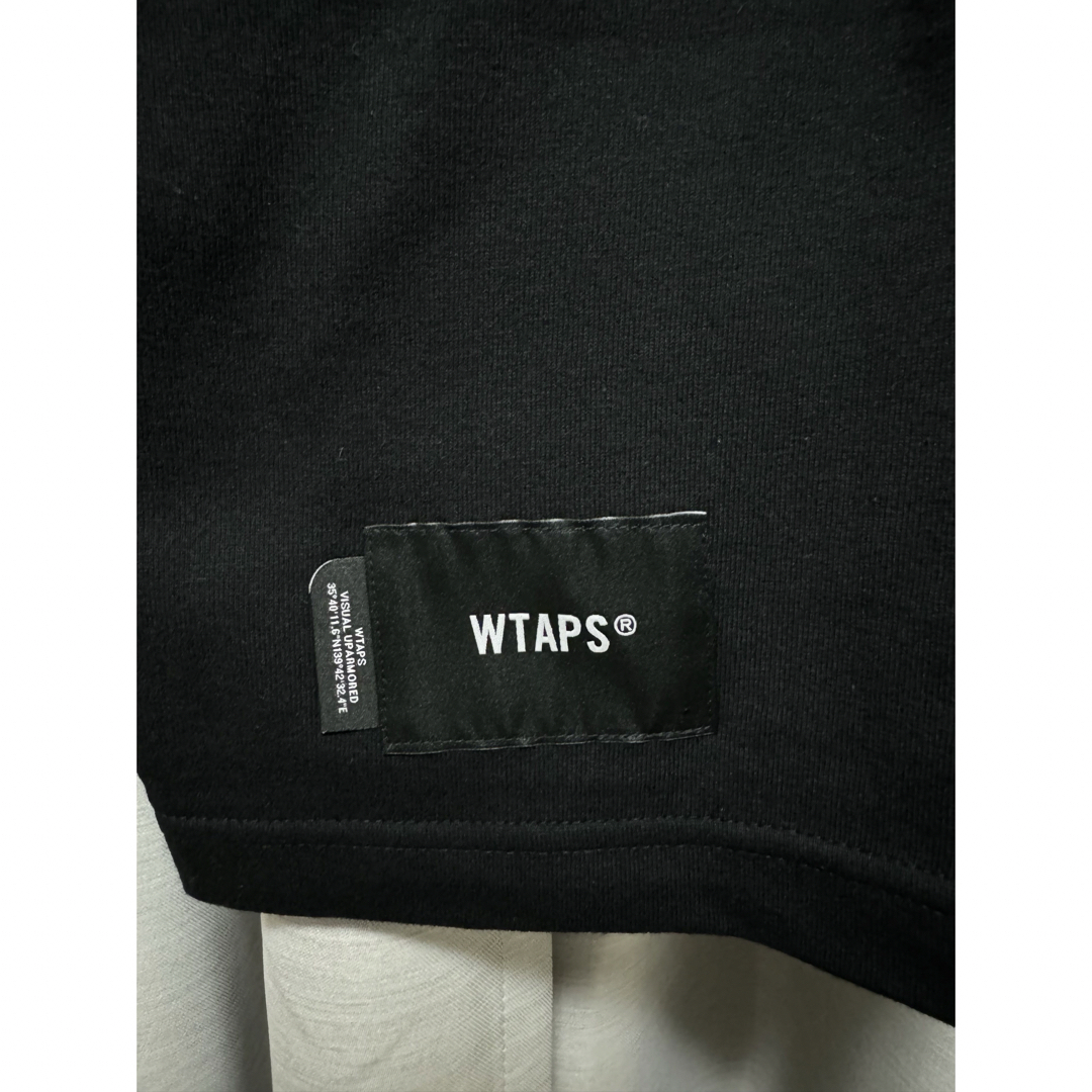 W)taps - WTAPS LABEL / SS / COTTON BLACK Lサイズの通販 by