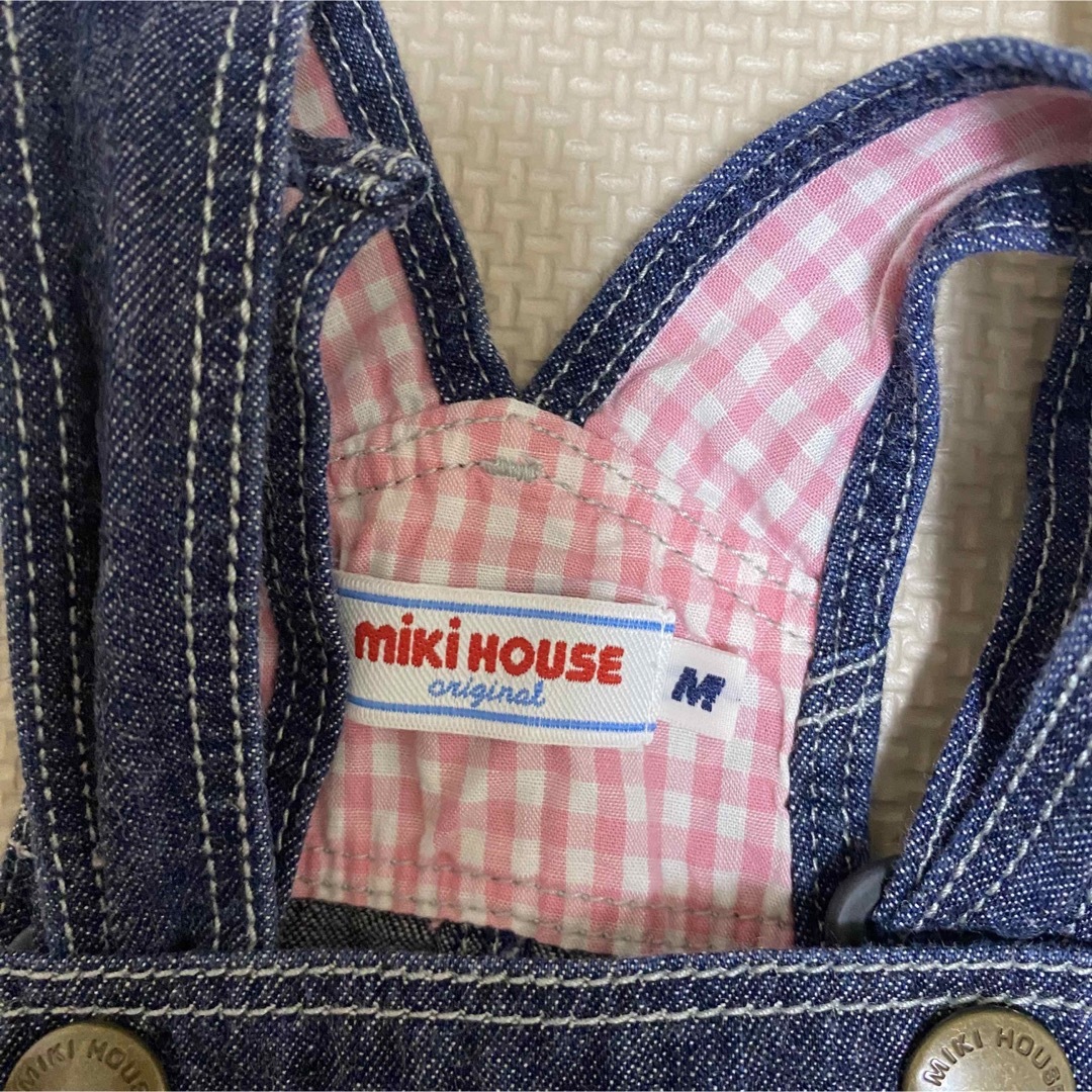 mikihouse(ミキハウス)のミキハウス　ジャンパースカート　80-90 キッズ/ベビー/マタニティのベビー服(~85cm)(ワンピース)の商品写真