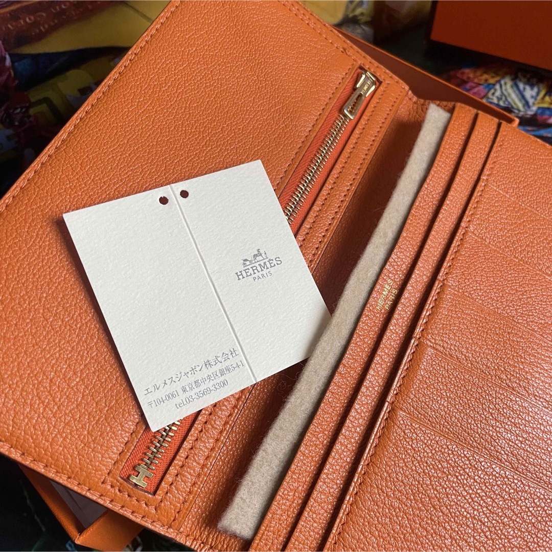 【正規品】HERMES 極美品✨エルメス デュプリ 三つ折 長財布