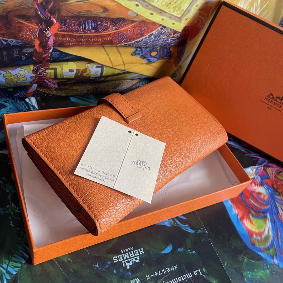 【正規品】HERMES 極美品✨エルメス デュプリ 三つ折 長財布