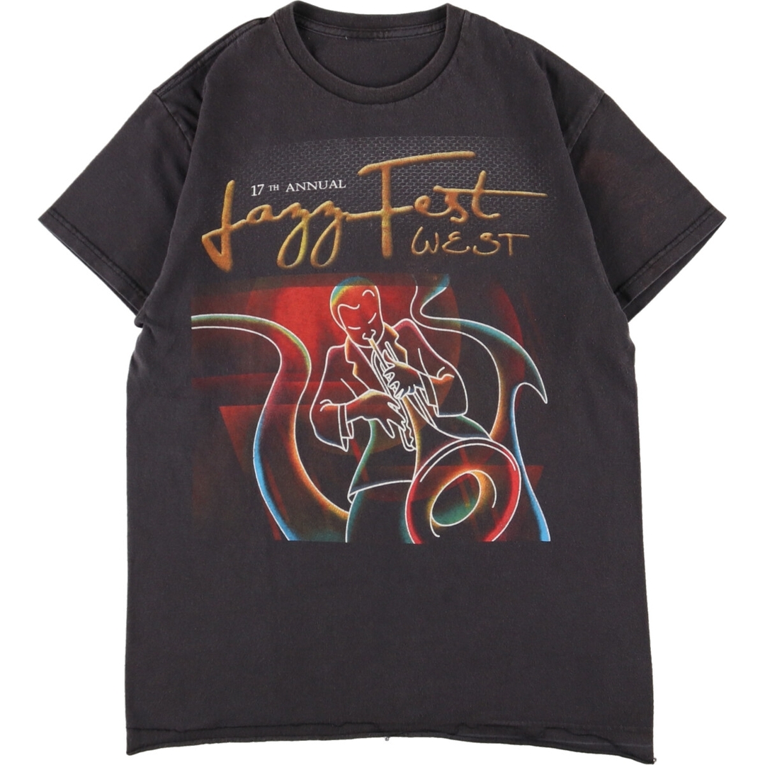 フルーツオブザルーム FRUIT OF THE LOOM JAZZ FEST WEST 両面プリント ジャズT バンドTシャツ バンT メンズS /eaa350684