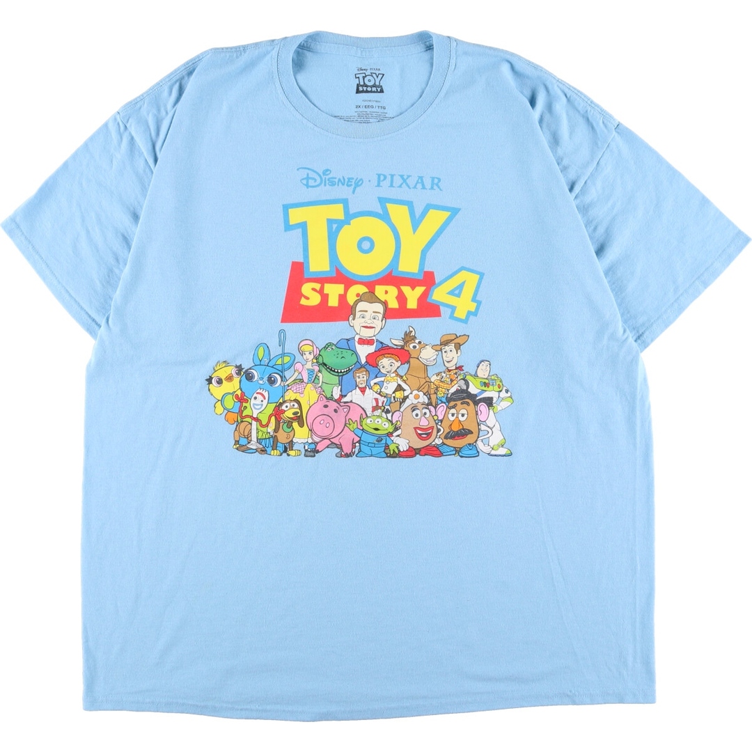 TOY STORY トイストーリー4 キャラクタープリントTシャツ メンズXXL /eaa351532735cm身幅