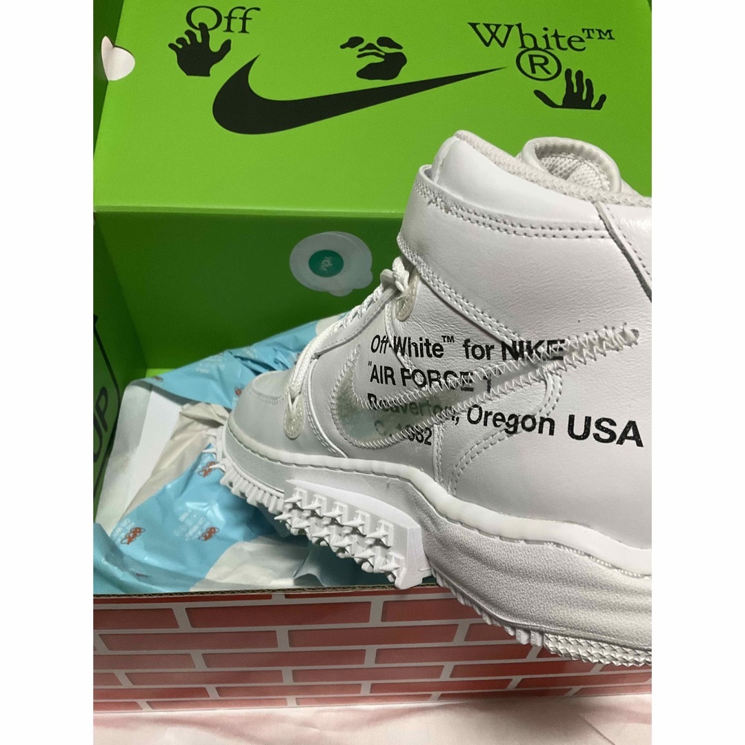 Off White Nike Air Force 1 Mid Graffiti