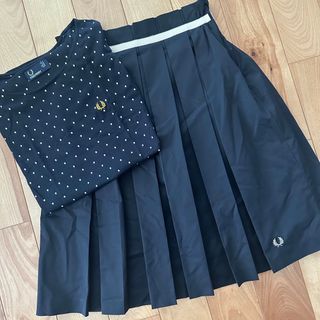 フレッドペリー(FRED PERRY)のフレッドペリー カットソー Tシャツ プリーツスカート(ひざ丈スカート)